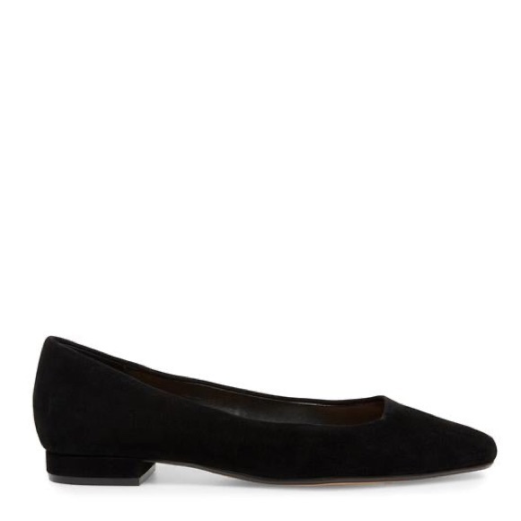 STEVEN by Steve Madden Bantry Ballet Flat in Black Suede, Women’s Size 8.5 - Picture 5 of 7